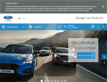 Tablet Screenshot of garage-vanroyen.be